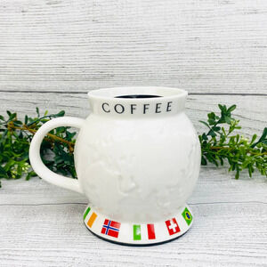 VINTAGE STARBUCKS The Barista Series World Mug with Lid